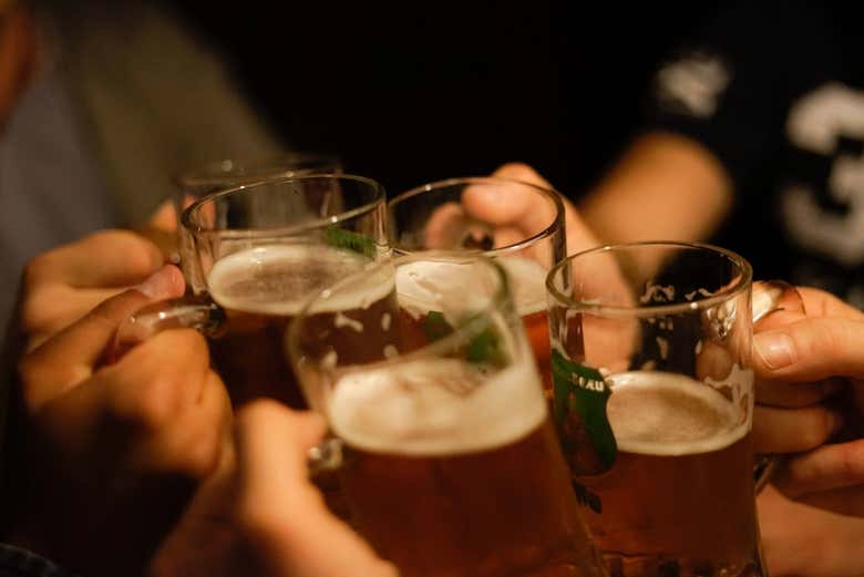 Saboreando a cerveja de Berlim